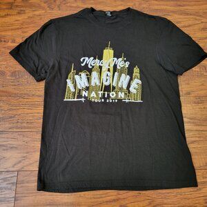 MERCYME's Imagine Nation Tour 2019 Black T-Shirt sz M EUC Christian Music Band
